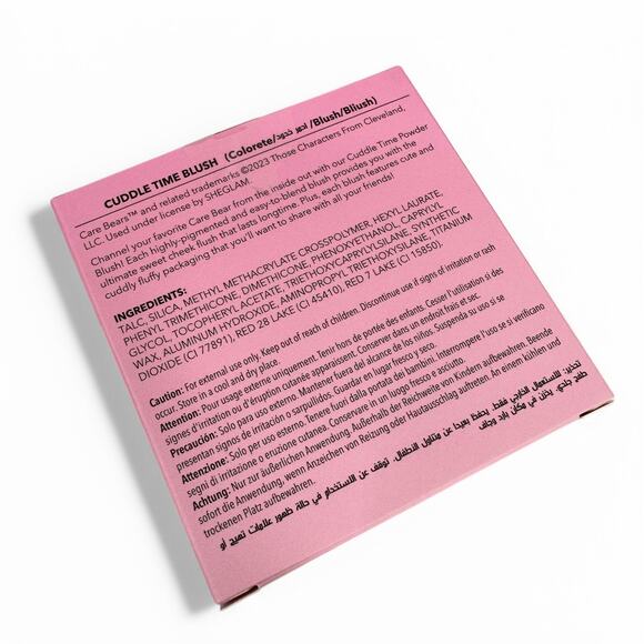 Care Bears x Sheglam Fab-U-Lous Cuddle Time Blush Pink New in Box - Picture 5 of 7